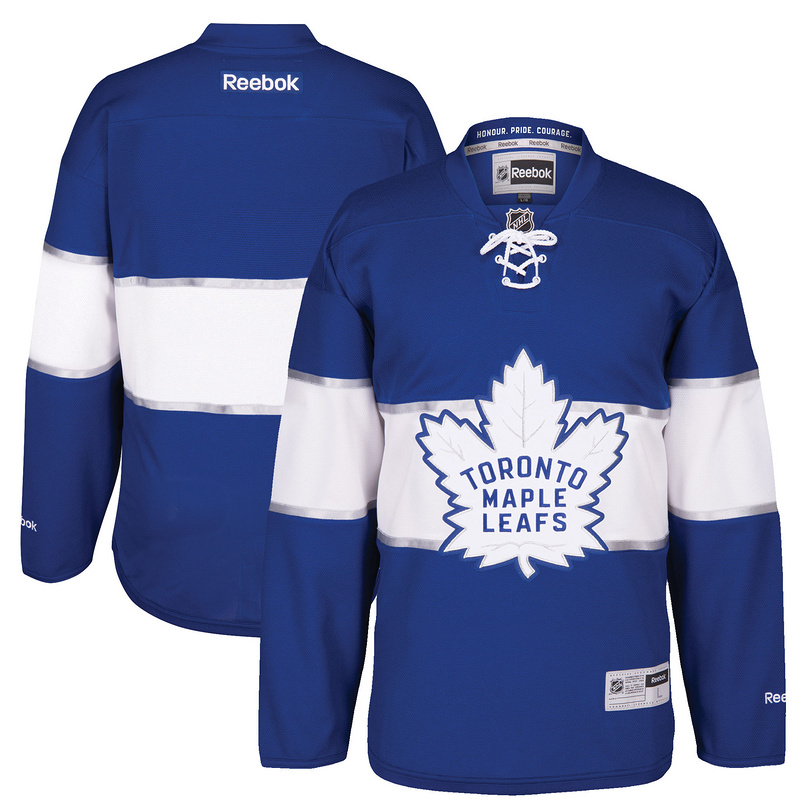 Men Toronto Maple Leafs Reebok Blue 2017 Centennial Classic Premier Blank Jersey->youth nhl jersey->Youth Jersey